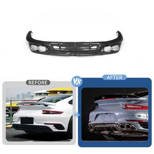 Difusor Trasero de Fibra de Carbono Estilo AK para <span class=keywords><strong>Porsche</strong></span> 911 <span class=keywords><strong>991</strong></span>.2 <span class=keywords><strong>Turbo</strong></span> <span class=keywords><strong>S</strong></span> - Product Image 3