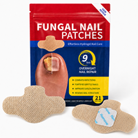 Patchs antifongiques pour ongles OEM ODM, traitement de renouvellement nocturne sur 9 heures, patchs hydrogel personnalisés pour les ongles atteints de mycose