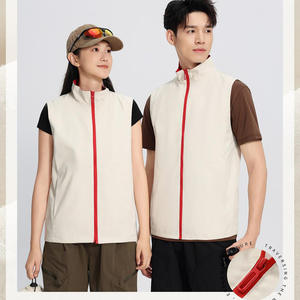 Chaleco de Trabajo Personalizado Unisex, Delgado, Transpirable, de Color Sólido, Fibra de Acetato, para Ropa de Trabajo, con Impresión de Logotipo - Product Image 5