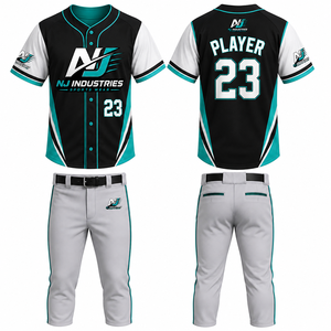 Uniformes de Béisbol Personalizados y Pantalones de Jersey, Uniformes de Equipo por Sublimación, Venta al por Mayor, Precio Bajo, Buena Calidad - Product Image 3