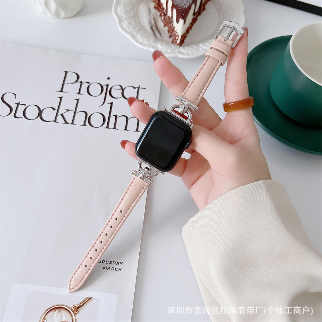 หัวเข็มขัดสีเงินขาว