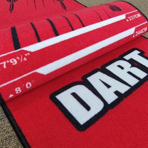 Dart Training Mat Printed Design 237cm Non Slip Indoor Practice Target Carpet Custom Logo - Product Image 3