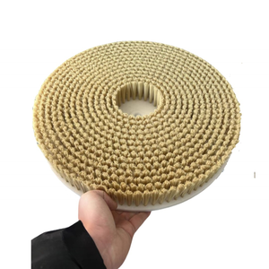 Cepillo de disco industrial con cerdas de sisal de alambre de acero de crin de nailon con forma de tamaño personalizado para limpieza y pulido - Product Image 6