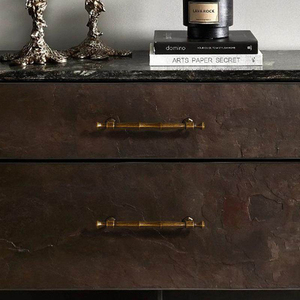 Poignées et boutons de meuble vintage en laiton <span class=keywords><strong>antique</strong></span> et alliage de zinc, quincaillerie rétro pour armoires de cuisine, salle de bain, penderie et hôtels - Product Image 4