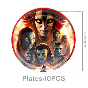 Artículos de Fiesta de <span class=keywords><strong>Avatar</strong></span>: Fire and Ash para Niños, Vajilla para Celebración de Cumpleaños, Incluye Platos, Vasos, Servilletas y Decoraciones para Pastel - Product Image 5