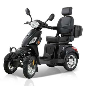 <span class=keywords><strong>Scooter</strong></span> Elettrico a Lunga Autonomia <span class=keywords><strong>per</strong></span> Anziani con <span class=keywords><strong>Pneumatici</strong></span> da 10 Pollici, Batteria al Litio 48V, Portata 330kg, a Quattro Ruote con Seggiolino <span class=keywords><strong>per</strong></span> Bambino - Product Image 2