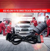 Cable de Diagnóstico EOBD OBD2 de 150 cm y 16 Pines de la Marca KONNWEI para Todos los Escáneres de Diagnóstico OBDII Universales KW808 KW818 KW850
