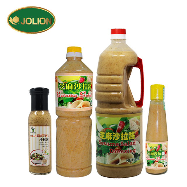 JOLION высшее качество BRC Halal HACCP оптом стандарт ЕС овощи фрукты Жареный кунжут салатный соус Япония