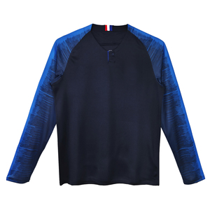 Camiseta Retro de Fútbol de Francia 1998, Manga Larga, Personalizada, Unisex, para Adultos, Club Europeo, Secado Rápido - Product Image 1