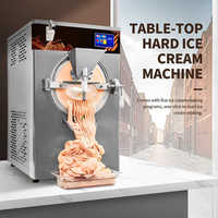 Machine à crème glacée dure commerciale petit bureau automatique machine à boule de crème glacée dure Machine à crème glacée