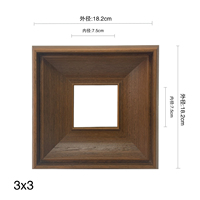Cadres photo créatifs vintage en bois massif sur mesure 15x15 20x20 20x30 30x40cm pour décoration murale