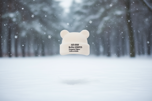 Bonnet mignon à oreilles d'ours en fausse fourrure unisexe pour bébé, couleur unie, taille unique 54-56 cm GO-050 - Product Image 2