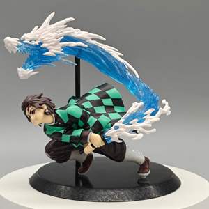 16CM <span class=keywords><strong>Anime</strong></span> demone Slayer <span class=keywords><strong>Kimetsu</strong></span> <span class=keywords><strong>No</strong></span> Yaiba figura Kamado Tanjirou FimkPVC modello giocattoli - Product Image 3