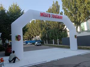 Gerbang Acara Tiup Bersegel, Inflatable Iklan PVC yang Diperkuat dengan Titik Angkur yang Diperkuat untuk Promosi Pameran - Product Image 2