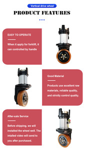 Unidad de Accionamiento Vertical MDBOT con Capacidad de Carga de 1000 kg, Motor AC de 2500 W, Conjunto de Rueda Robótica Direccional para Automatización Industrial - Product Image 3