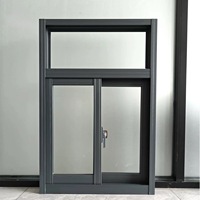Ventana Corredera Horizontal Moderna de Aluminio con Doble Acristalamiento, Sin Rotura Térmica, Insonorizada, Precio de Fábrica, para Exteriores de Villas y Hoteles