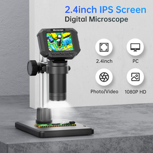2.4'' LCD Display 10MP 1080p Resolution 1000X Magnification Manual Stereo Digital LED Illumination TF Card MK2 Digital <b>Microscop</b> - Product Image 4