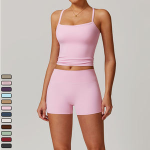 Dk8519 Custom <span class=keywords><strong>5</strong></span> Stuks Fitness Sets Mode Vrouwen Naadloze Gym Kleding Vrouwen Training Trainingspak Actieve Kleding Gym Fitness Set Groothandel - Product Image 3