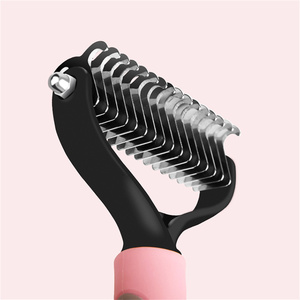 Venta al por mayor de cepillo autolimpiador para perros, fácil de limpiar, cepillos de aseo para mascotas, herramientas de aseo para perros y gatos - Product Image 3