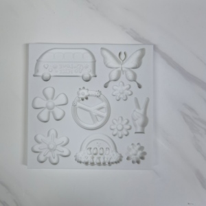 Molde de silicona de 125g con diseño de mariposa y flor para decoración de pasteles, <span class=keywords><strong>fondant</strong></span>, arcilla y azúcar, ideal para bodas - Product Image 1