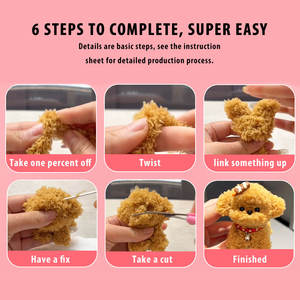 Diy Ambachten Koraalpijpreinigers Ambachtelijke Benodigdheden Kit Kinderen Creatieve Pijpreinigers Maken Puppy 'S En Andere Dieren - Product Image 6