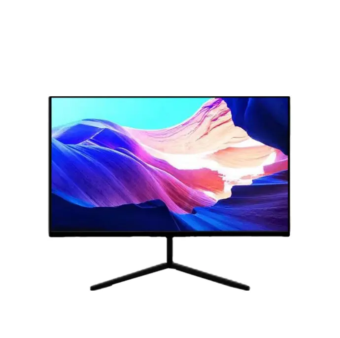 Harga pabrik Oem Monitor 23.8 inci layar lengkung 1920x1080 4k 75HZ /165HZ kaya antarmuka Monitor Led untuk Gaming