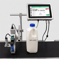 Machine de codage à jet d'encre TIJ 2.5, imprimante à jet d'encre thermique, codeur de date QR code-barres 12,7 mm, imprimante en ligne pour carton