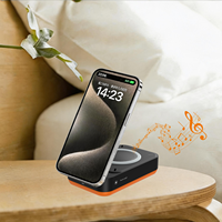 Altavoz Bluetooth Portátil Mini Yousonnra con Soporte Plegable para Teléfono y Función de Carga para Fiestas, Auto, Camping, Picnic y Hogar