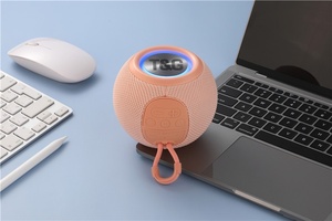 Mini inalámbrico portátil para altavoz <span class=keywords><strong>Bluetooth</strong></span> con iluminación LED RGB Tarjeta de tela Cine en casa Salida alimentada por batería de 5W - Product Image 6