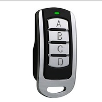 Télécommande RF 433 MHz avec puce EV1527 pour portail, rideau lumineux LED, moteur, vanne, 2 ou 4 touches, duplicateur de clonage