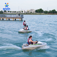 Équipement d'amusement aquatique commercial, kart aquatique gonflable pour une personne, bateau électrique, mini jet ski portable