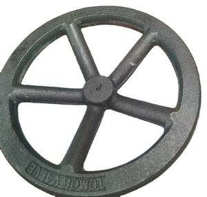 하이 퀄리티 주철 회색 철 연성 철 풀리 바퀴 플라이휠 밸브 핸드 휠 사용자 정의 - Product Image 5