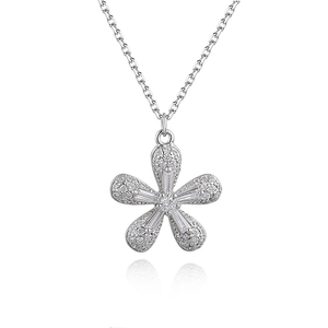 Nuova Collana in Argento 925 con Ciondolo a Cuore <span class=keywords><strong>Infinito</strong></span> in Zirconia e Diamanti Pavé - Product Image 6