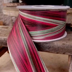 Enveloppe de ruban de bouquet en plastique artisanal à deux faces imperméable à l'eau vert Ti feuille ruban floral pour fleuriste mariage Bouquet artisanat d'art - Product Image 4