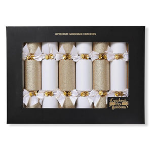 Boîte cadeau personnalisée en papier pour crackers de Noël avec chapeaux et <span class=keywords><strong>blagues</strong></span> à clipser - Product Image 2