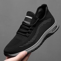 Chaussures de sport pour hommes à lacets en tissu, respirantes et légères, deux couleurs, expédition rapide, petites commandes acceptées, prêtes à être expédiées