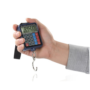 Balance <span class=keywords><strong>électronique</strong></span> portable multifonctionnelle de 50 kg, balance <span class=keywords><strong>électronique</strong></span> portable, calculatrice, balance à bagages - Product Image 1