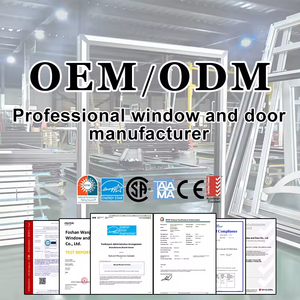 Wanjia bán nóng Lowe đôi cửa sổ kính nhôm hình ảnh cửa sổ cách nhiệt không thấm nước cửa sổ cố định - Product Image 4