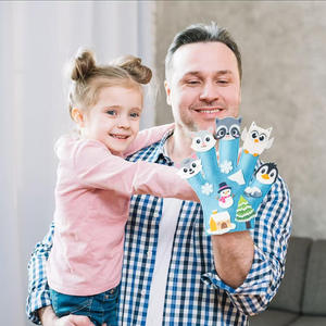 2025 animaux personnalisés feutre histoire marionnettes à main conte marionnette à main apprentissage précoce jeu de rôle gant doigt marionnette pour les enfants - Product Image 2