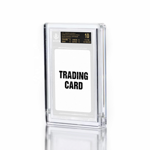 Boîte de protection en acrylique anti-UV pour cartes gradées <span class=keywords><strong>Pokemon</strong></span> PSA CGC, boîte de protection magnétique 35PT pour cartes de sport, support de rangement pour cartes à collectionner - Product Image 1