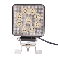 Long faisceau de tache super lumineux blanc ambre haute efficacité 4.3 pouces 40w carré 12v-40v tracteur de camion tout-terrain a mené la lumière de travail