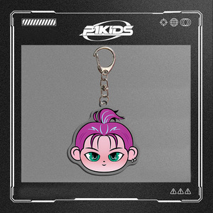 พวงกุญแจอะคริลิคการ์ตูนสร้างสรรค์สำหรับแฟนคลับ P1Harmony <span class=keywords><strong>ของ</strong></span>ที่ระลึก พิมพ์ CMYK/UV กันน้ำ น้ำหนักเบา สำหรับ JONGSEOB JIUNG INTAK KYO - Product Image 4