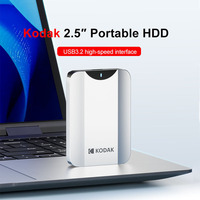Hard Disk Eksternal Kodak 1TB/2TB 2.5 inci Portabel USB 3.2 Antarmuka Kecepatan Tinggi HDD Laptop P230