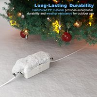 Outdoor Electrical Box 11.4"x3.8"x 3.1" inch Weatherproof Extension Cord Cover Easy Installation for Plug Outlet String Lights