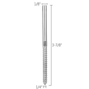 Kit de barandilla protectora para cables, tornillos tensores roscados izquierdo y derecho, 24 pares con llave y broca para instalación DIY - Product Image 2