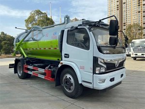 Manufacturer Supply Dongfeng 4X2 8000 Liters Sewage Vacuum Tank Truck for Municipal Drain Cleaning Septic Service - Product Image 2
