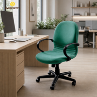 Chaise de bureau exécutive personnalisée OEM ODM, pivotante, ergonomique, dossier solide, confortable, réglable, en tissu, pour personnel