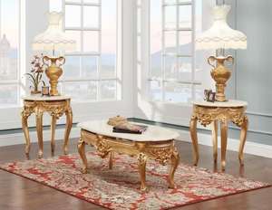 European <strong>Neo</strong>-Classical French Style Solid Wood Carved Living Room Sofa Set, <strong>Luxury</strong> Mansion Furniture, Handcrafted Elegant Design - Product Image 6