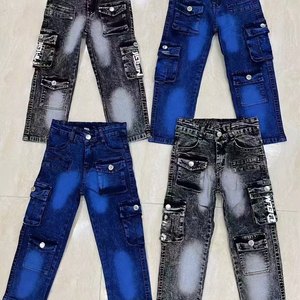 Modelo YQ005 de $5.85, Talla 2-15 Años, Jeans Ajustados a la Moda <span class=keywords><strong>para</strong></span> Niños, Diseño Moderno, Venta al Por Mayor - Product Image 5