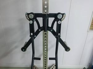 Macchina per Alzate Laterali con Attacco a Rack per Allenamento Spalle Adatta a Montanti con Distanza da 100 a 150 mm e Diametro di 26 mm - Product Image 6